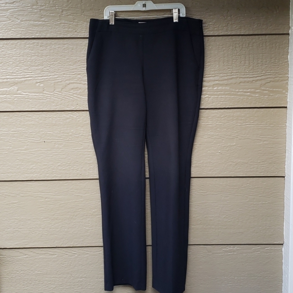 Chico's MANHATTAN SIDE ZIP PANTS  size M/8